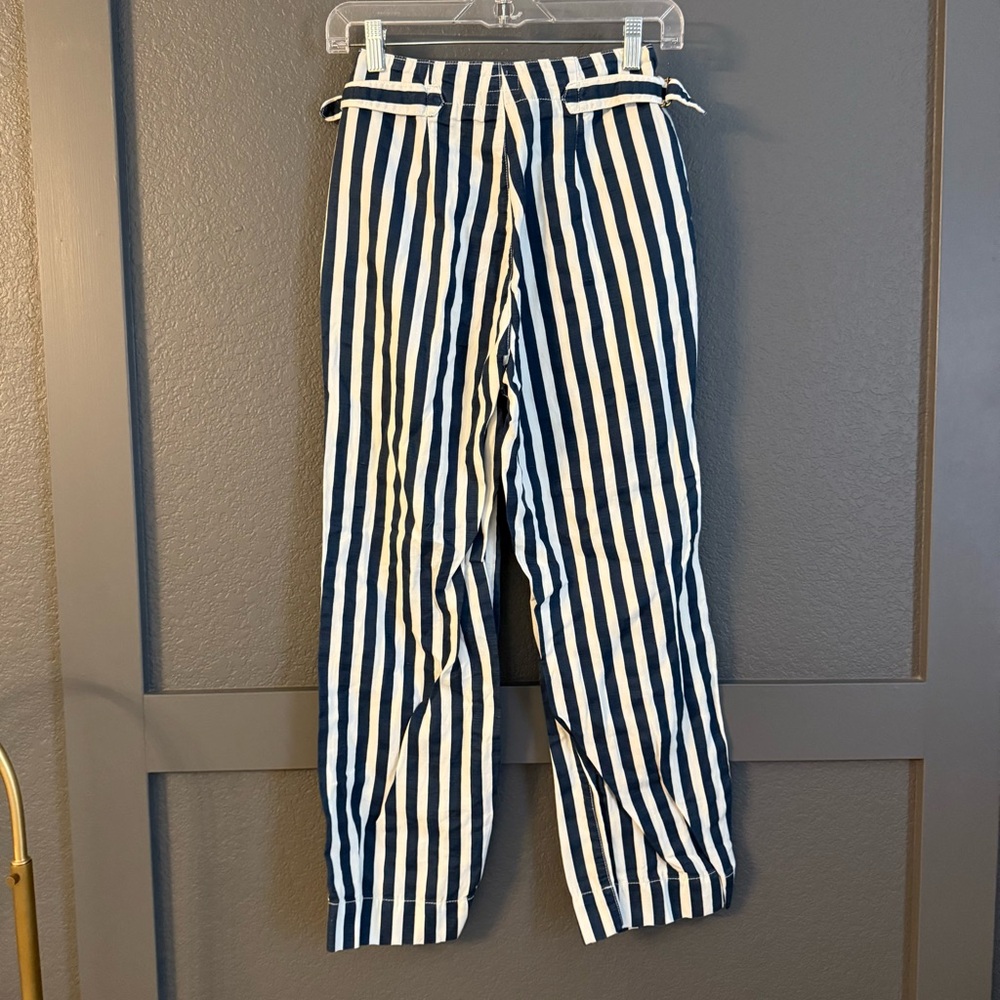 MOTHER • The cinch greaser pants in sea daze 25 blue white striped wide leg - Picture 10 of 12